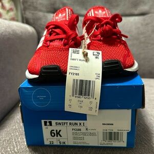 adidas Multix Athletic Shoe - Baby / Toddler - Scarlet New in Box Size 6k